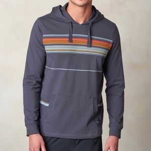 Retro Prana pull over hooded sweatshirt.